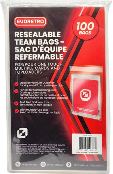 Resealable Team Bags