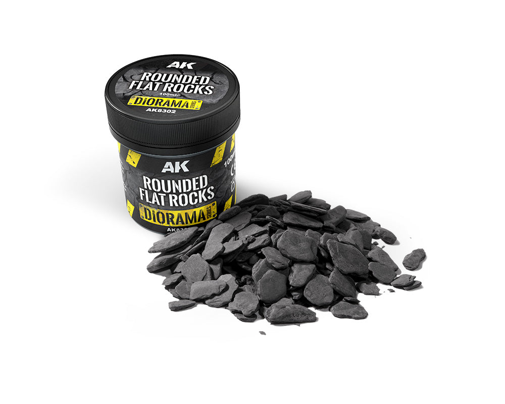 AK Interactive - Rounded Flat Rocks 100ml
