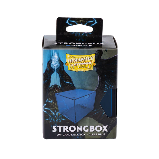 Dragon Shield - Deck Box - Strong Box - Clear Blue