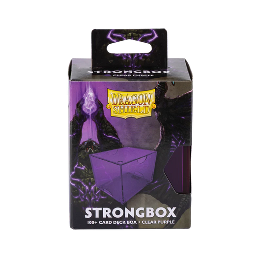 Dragon Shield - Deck Box - Strongbox - Clear Purple
