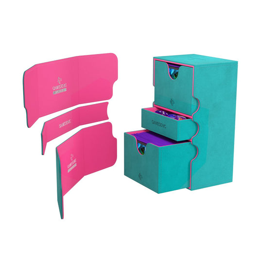 Deck Box - Stronghold XL 200+ Convertible - Teal / Pink