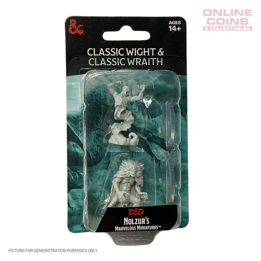 Dungeons & Dragons - Unpainted Miniatures - Classic Wight & Wraith