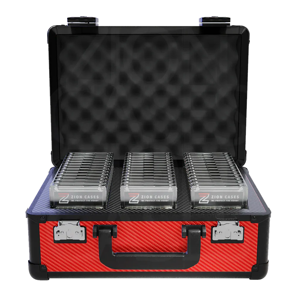 Zion Slab Case - Case X - Carbon Fiber Red