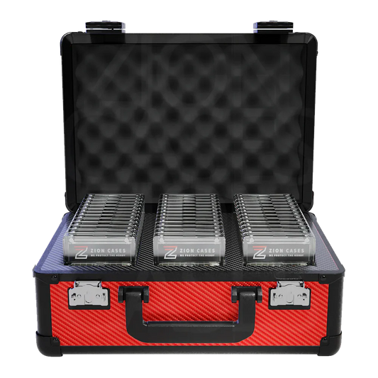 Zion Slab Case - Case X - Carbon Fiber Red